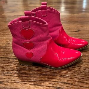 Yosi Samra Pink and Red cowboy boots - size 10